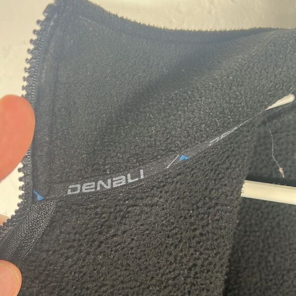 🔥 DENALI Fleece Full Zip Jacket - Black - Men Sz XL - *Zipper Flaw but Good - Picture 5 of 10